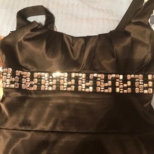 Black cocktail dress.